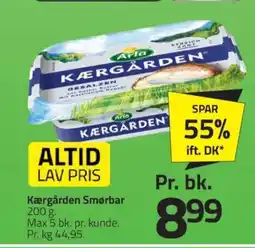 Fleggaard Kærgården Smørbar tilbud