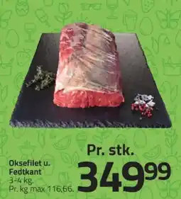 Fleggaard Oksefilet u. Fedtkant tilbud