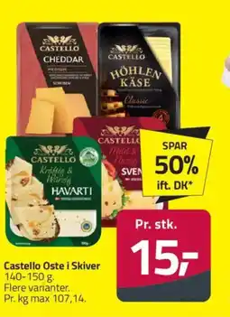 Fleggaard Castello Oste i Skiver tilbud
