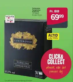 Fleggaard Corterosso Sangiovese Rubicone tilbud