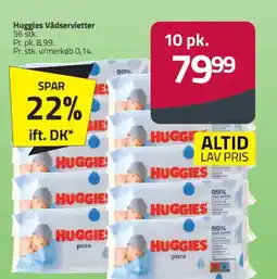 Fleggaard Huggies Vådservietter tilbud