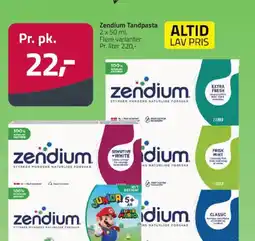 Fleggaard Zendium Tandpasta tilbud