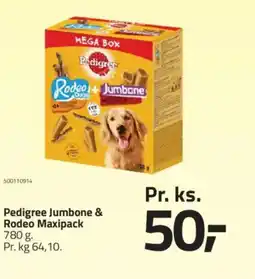 Fleggaard Pedigree Jumbone & Rodeo Maxipack tilbud
