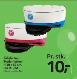 Fleggaard Folieballon Studenterhue tilbud