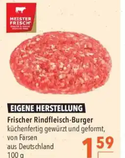 Citti EIGENE HERSTELLUNG Frischer Rindfleisch-Burger küchenfertig gewürzt und geformt, von Färsen aus Deutschland tilbud