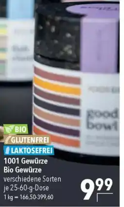 Citti ▲ LAKTOSEFREI 1001 Gewürze Bio Gewürze verschiedene Sorten tilbud