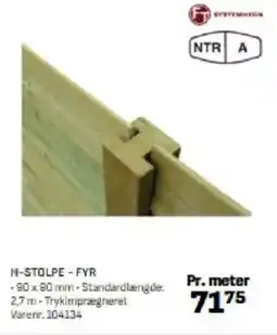 Bygma H-STOLPE - FYR tilbud
