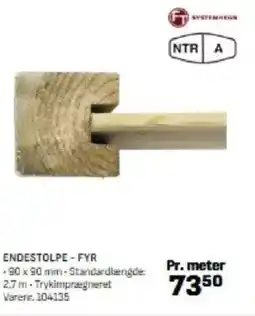 Bygma ENDESTOLPE – FYR. tilbud