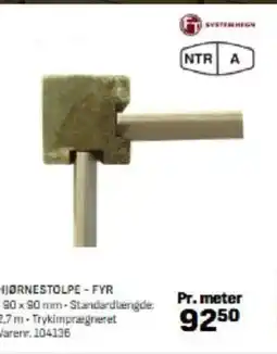 Bygma HJØRNESTOLPE - FYR tilbud