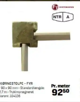 Bygma HJØRNESTOLPE - FYR tilbud