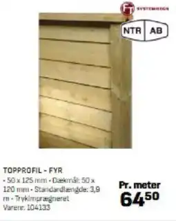 Bygma TOPPROFIL - FYR tilbud
