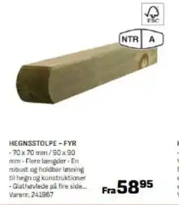 Bygma HEGNSSTOLPE-FYR tilbud