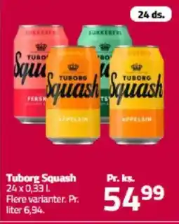 Fleggaard TUBORG Squash tilbud