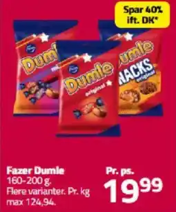Fleggaard Fazer dumle tilbud