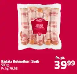 Fleggaard Radatz ostepølse | svøb tilbud