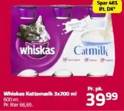 Fleggaard WHISKAS Kattemælk tilbud
