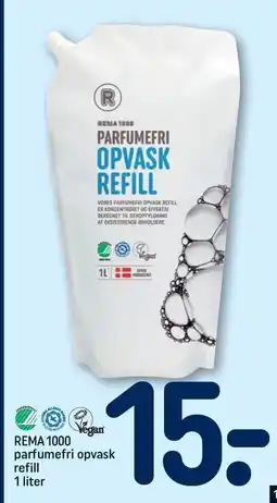 REMA 1000 REMA 1000 parfumefri opvask refill tilbud