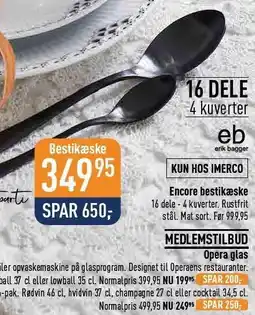 Imerco Bestikæske tilbud