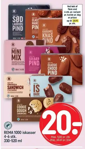 REMA 1000 REMA 1000 iskasser tilbud