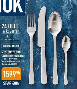 Imerco Copenhagen Bestikæske tilbud
