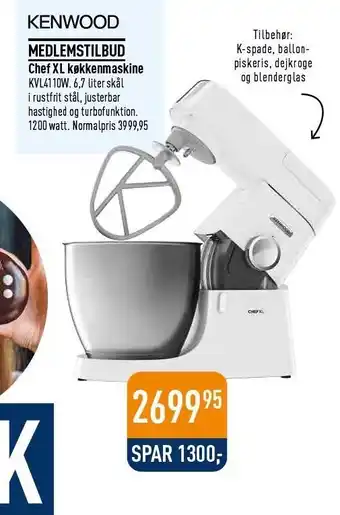 Imerco Chef XL køkkenmaskine tilbud