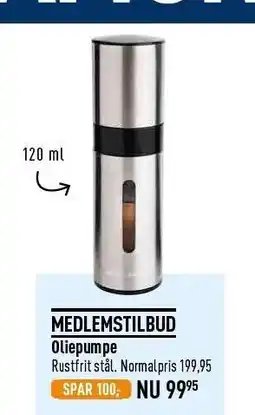 Imerco Oliepumpe tilbud