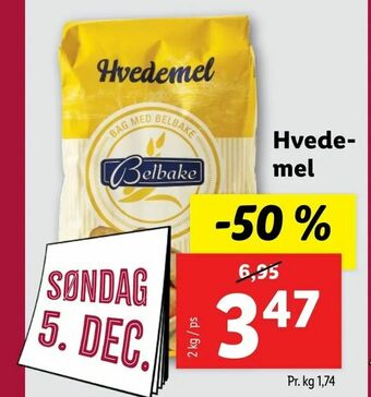 Hvedemel