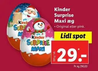 Let-Køb Kinder Surprise Maxi æg tilbud