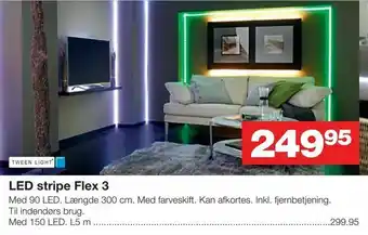 Bauhaus LED stripe Flex 3 tilbud