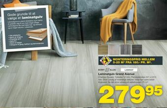 Bauhaus Laminatgulv Grand Avenue tilbud