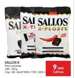 Nielsen's Discount SALLOS X tilbud