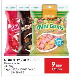 Nielsen's Discount NORDTHY ZUCKERFREI tilbud