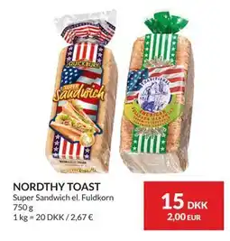 Nielsen's Discount NORDTHY TOAST tilbud