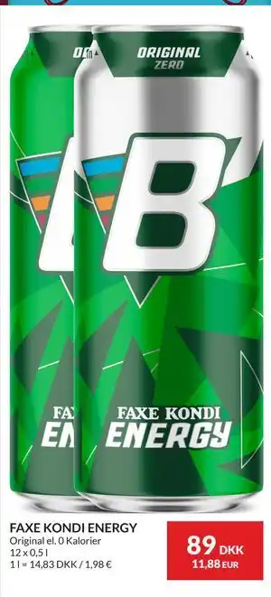 Nielsen's Discount FAXE KONDI ENERGY tilbud