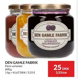 Nielsen's Discount DEN GAMLE FABRIK tilbud