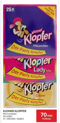 Nielsen's Discount KLEINER KLOPFER tilbud
