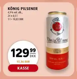 Scandinavian Park KÖNIG PILSENER tilbud