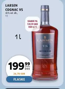 Scandinavian Park LARSEN COGNAC VS tilbud