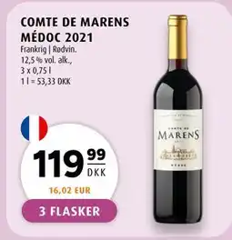 Scandinavian Park COMTE DE MARENS MÉDOC 2021 tilbud