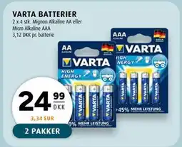 Scandinavian Park VARTA BATTERIER tilbud
