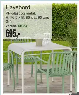 Harald Nyborg Havebord tilbud