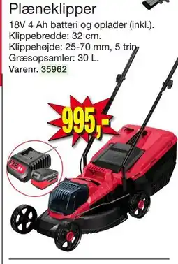 Harald Nyborg Plæneklipper tilbud