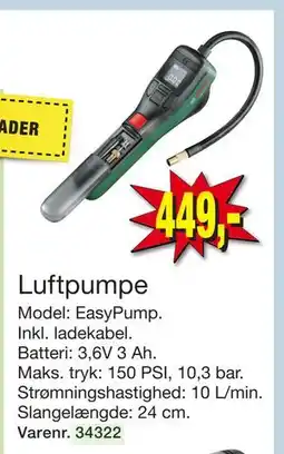 Harald Nyborg Luftpumpe tilbud