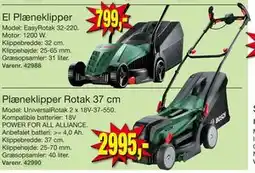 Harald Nyborg Plæneklipper Rotak 37 cm tilbud
