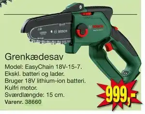 Harald Nyborg Grenkædesav tilbud