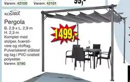 Harald Nyborg Pergola tilbud