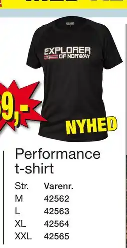 Harald Nyborg Performance t-shirt tilbud