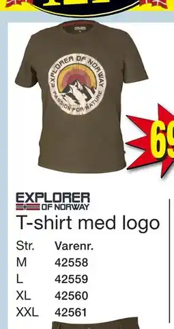 Harald Nyborg T-shirt med logo tilbud