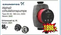 Harald Nyborg Alpha2 cirkulationspumpe tilbud