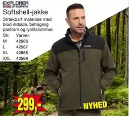 Harald Nyborg Softshell-jakke tilbud